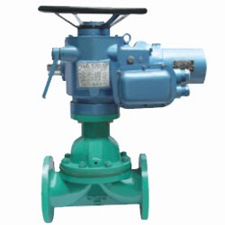 電動襯氟隔膜閥 電動襯氟隔膜閥